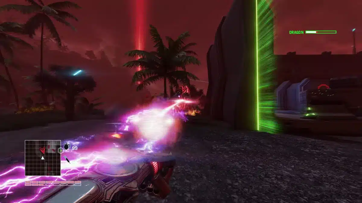 Far Cry 3 Blood Dragon combat.