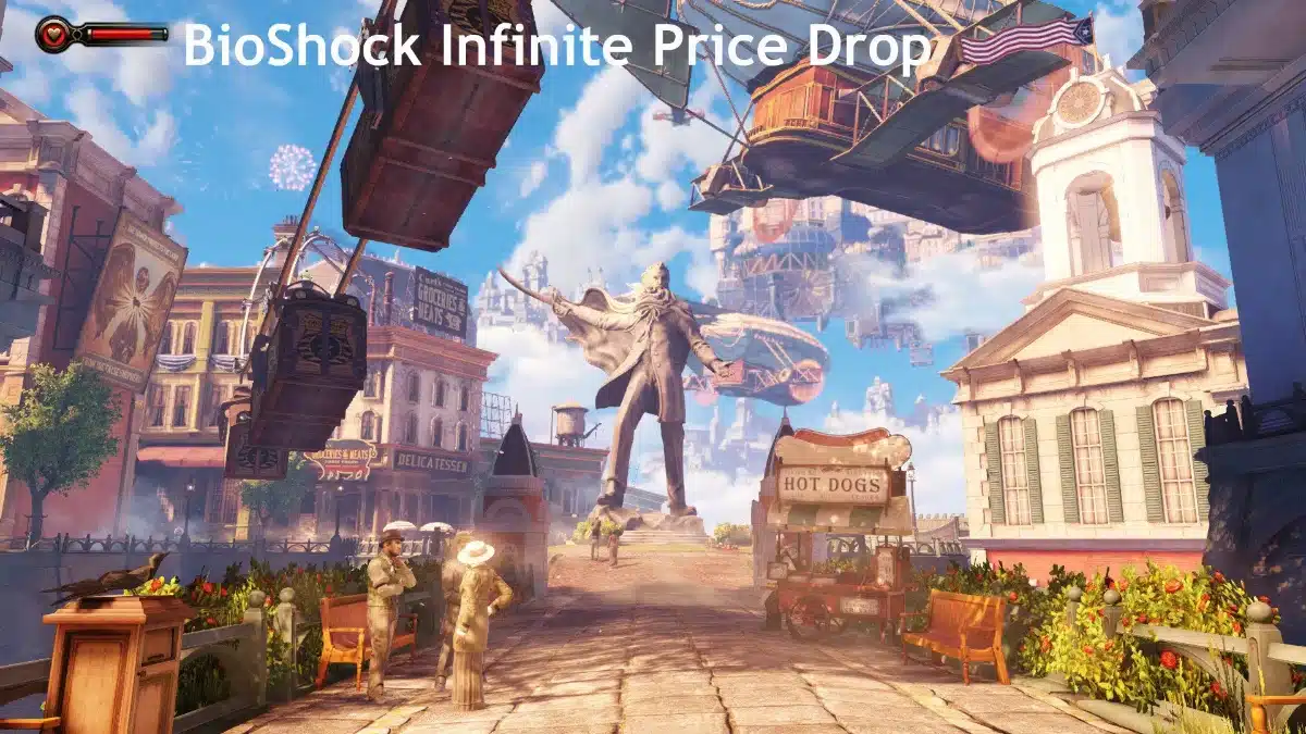 BioShock Infinite cover art with text saying Price Drop.