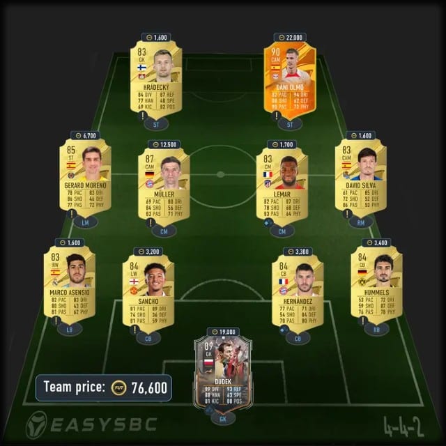 86 Rated Squad Reus 1