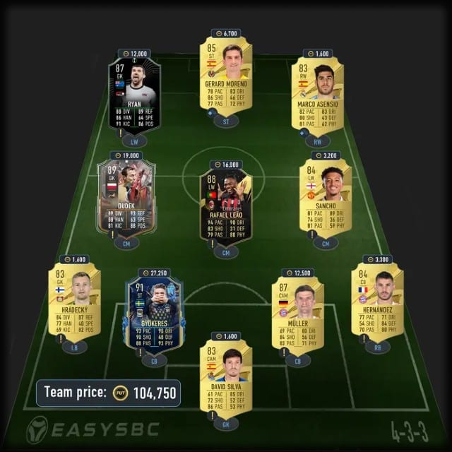 87 Rated Squad Reus 1