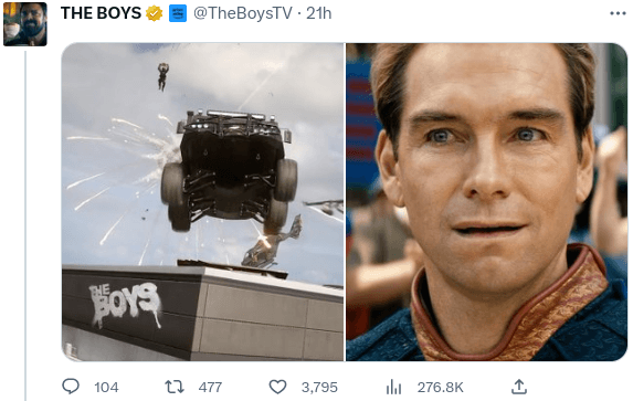 COD The Boys Tweet