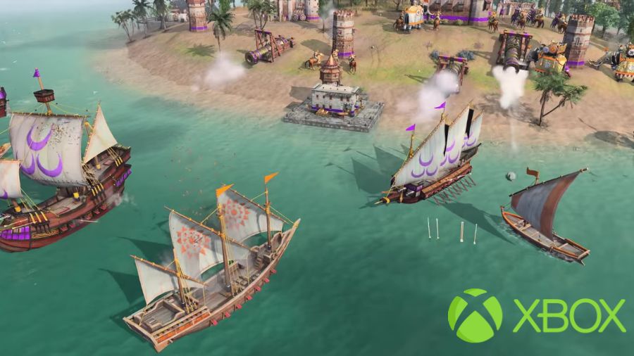 Age of Empires IV Anniversary Edition Ships Battle