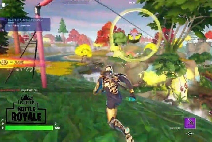 Fortnite Follow Ziplines to Tokens 2-4