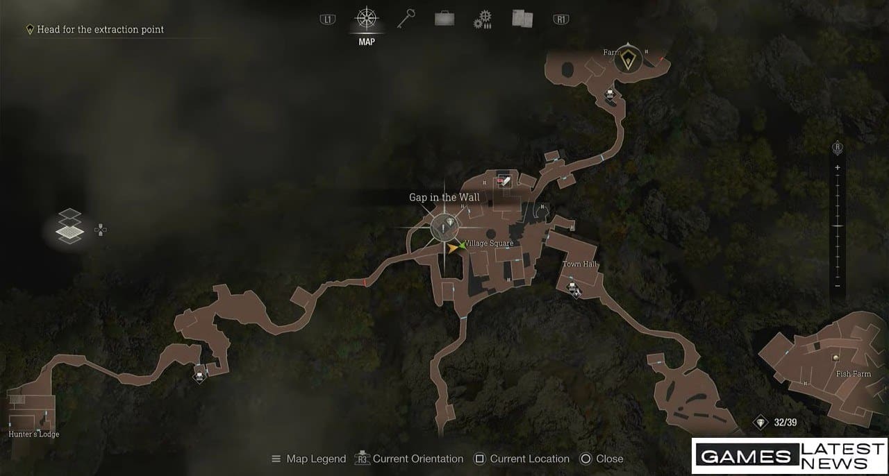 Gap in the Wall Map Resident Evil 4 Remake