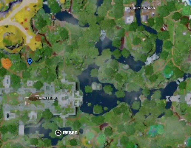 Token Locations Fortnite Map