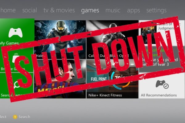 Xbox-360-Store Shutdown