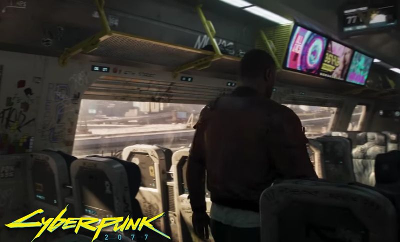 Cyberpunk 2077 Phantom Liberty Train Screenshot