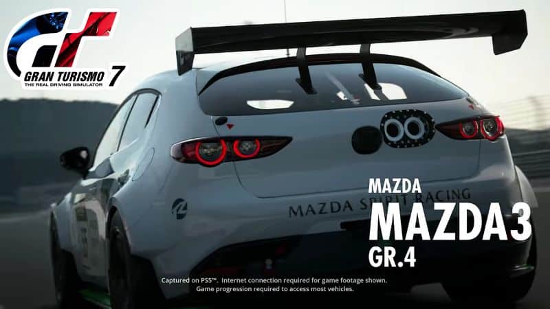 Gran Turismo 7 Expands Car List, Menus in 1.38 Update 5 Gran Turismo 7 MAZDA3 Gr.4