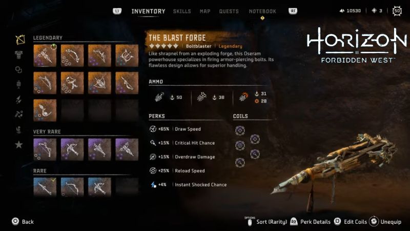 Horizon Forbidden West, Top 5 Best Weapons (The Blast Forge)