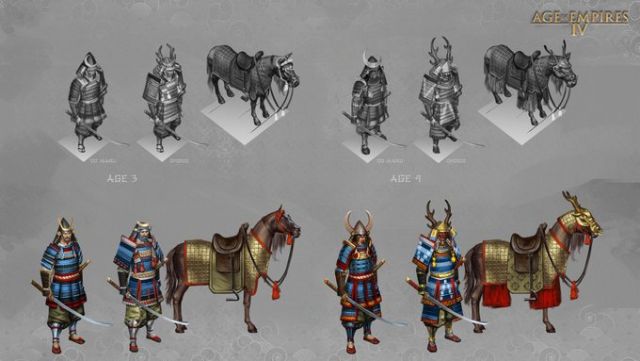 Mounted Samurai Age of Empires 4