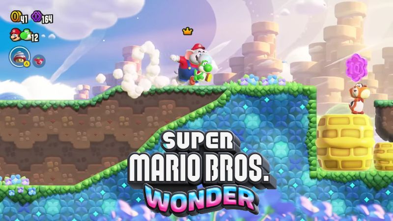 Super Mario Bros. Wonder Gameplay Screen