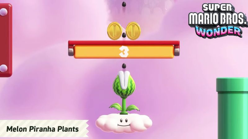 Super Mario Bros. Wonder Melon Piranha Plants