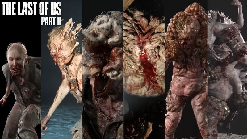 The Last of Us, All Variations of Infected Species