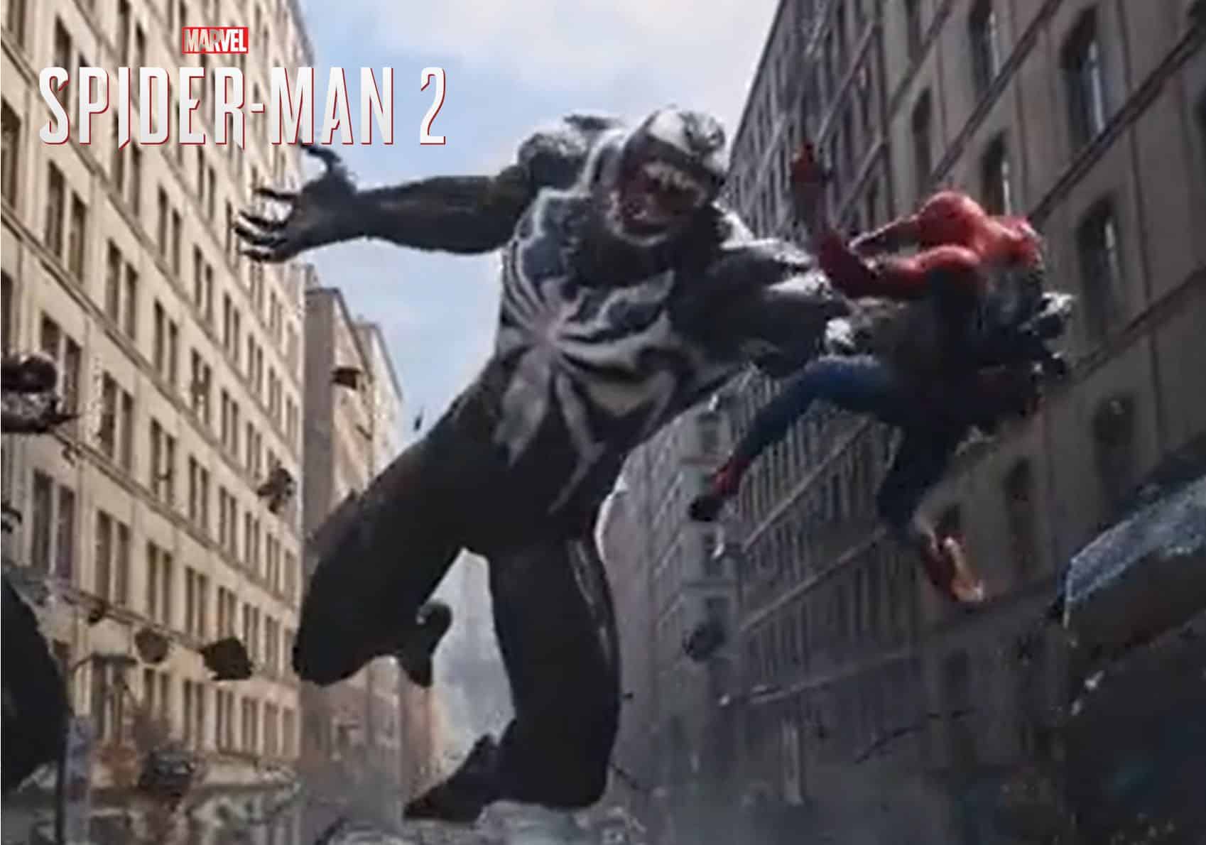 Venom's height compared to Spider-Man