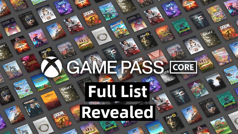 Xbox Games Pass Core Full List Of Games Revealed