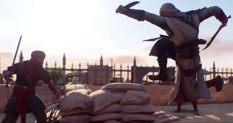 Assassin's Creed Mirage Baghdad Fight Scene