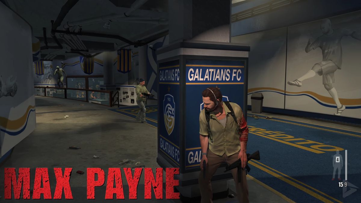 Max Payne 3 Gameplay - Getting Cover Behind a Block