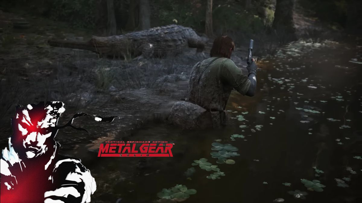 Metal Gear Solid Delta Snake Eater Walking in Swamp