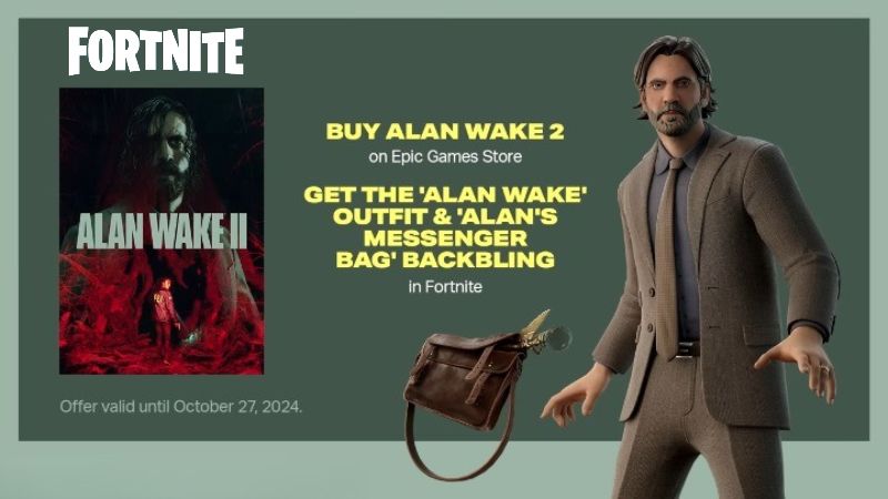 Pre-Order Alan Wake 2, Get Free Fortnite Skin (Epic Games Store)
