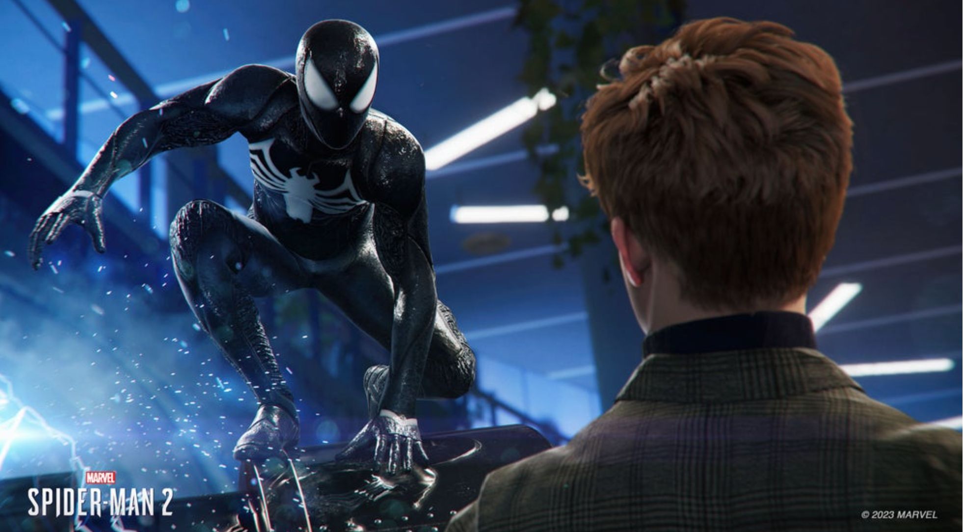 Symbiote Spider Man Confronts Harry Osbourne