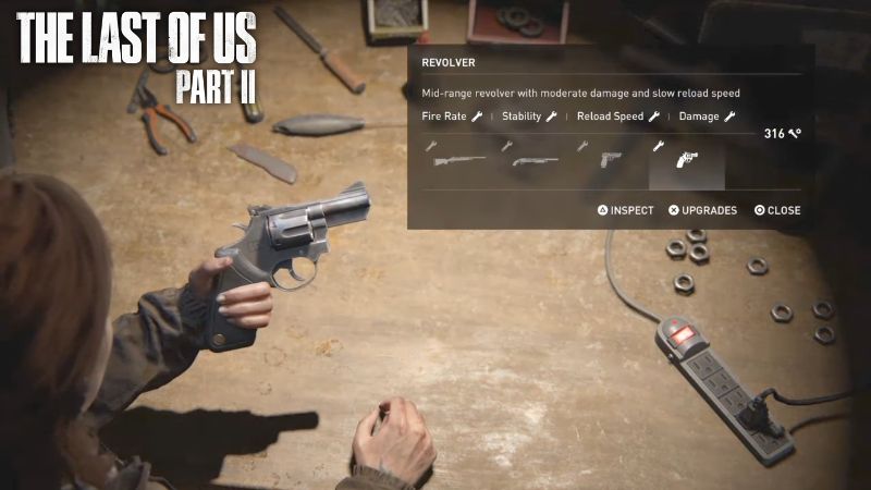 The Last of Us Part II, Top 6 Best Weapons (Revolver)
