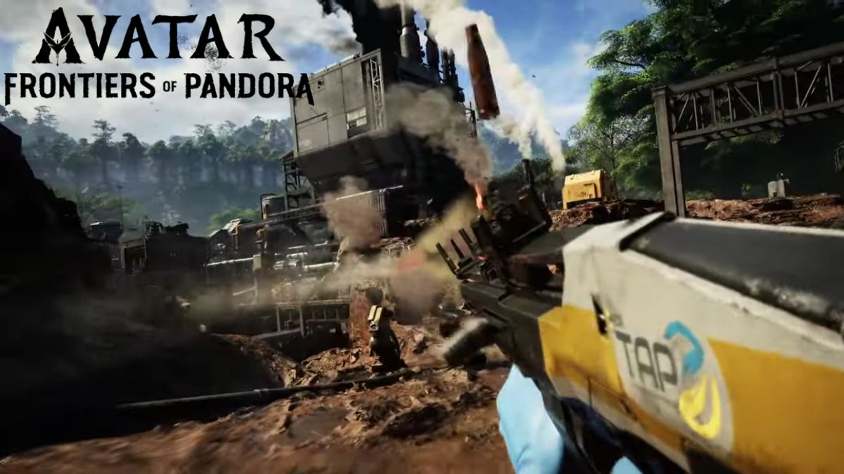 Avatar Frontiers of Pandora Gameplay - Shooting at Enemies