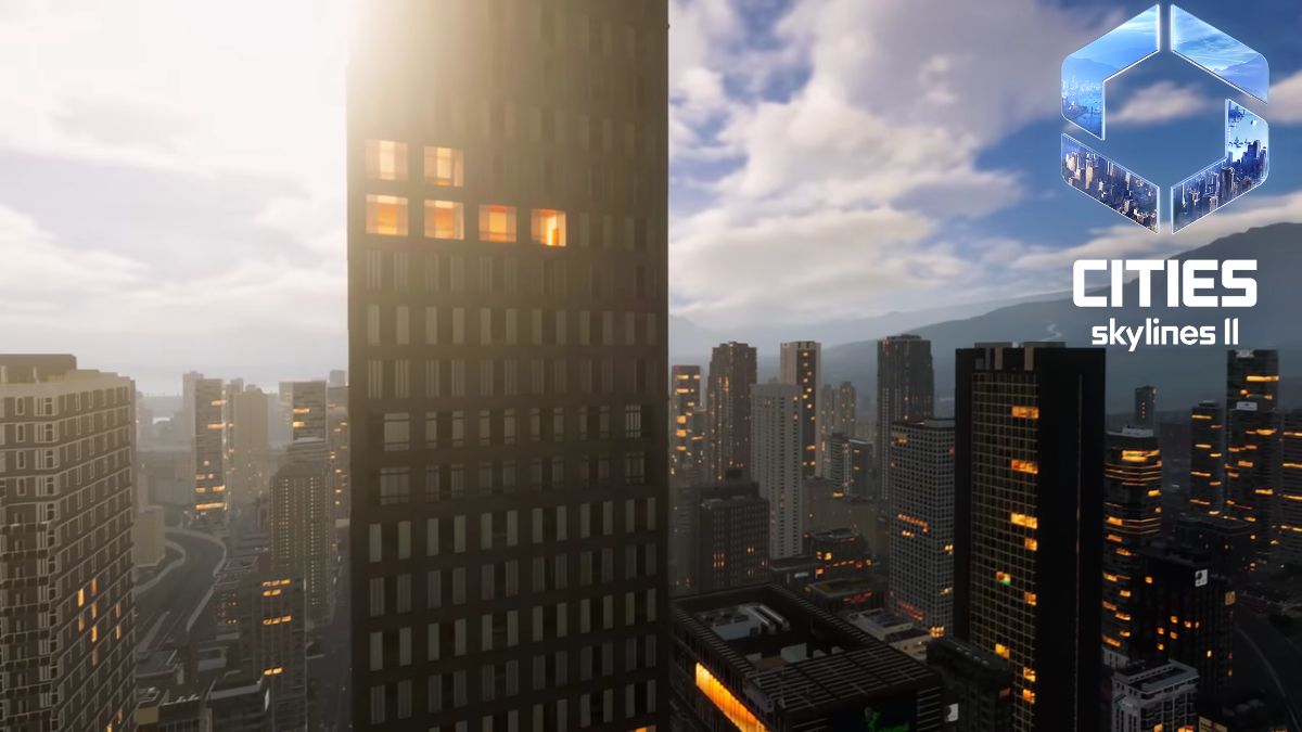 Cities Skylines II Skyscraper Cinematic of City