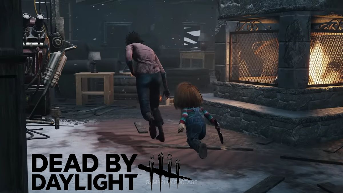 Dead by Daylight Chucky Chasing Injured Victim