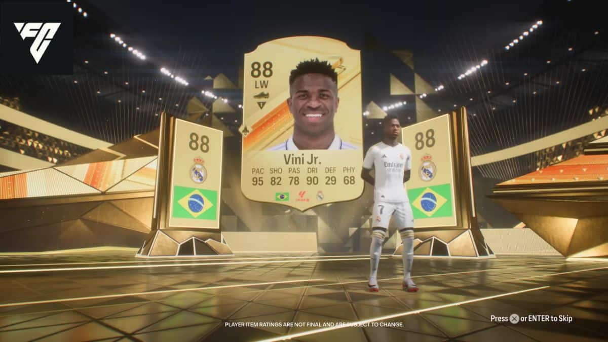 EA FC 24 Vinícius Júnior Walkout in a Pack