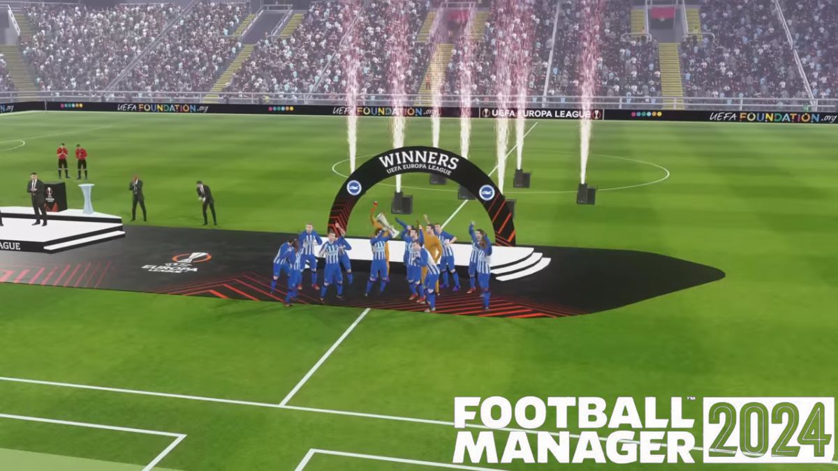 Football Manager 24 Champions Ceremony