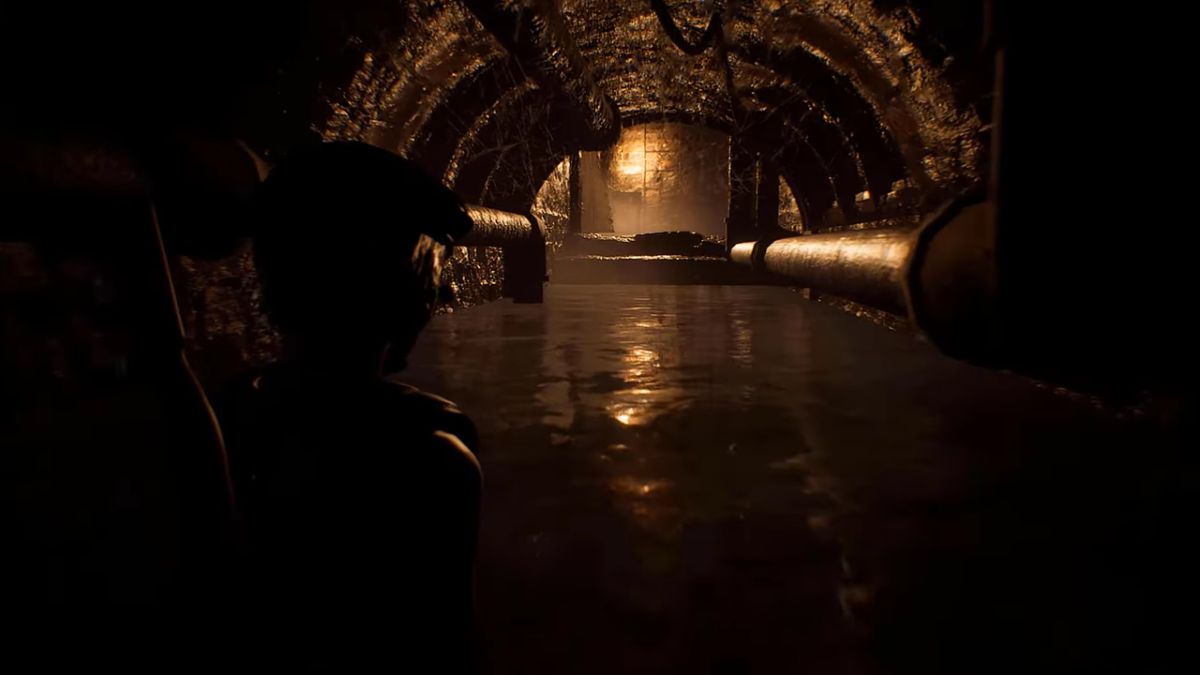 Jill Valentine in The Sewers