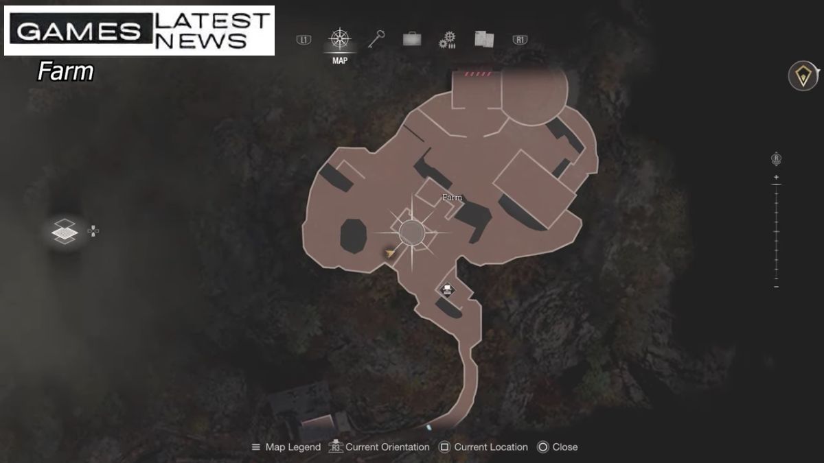 Map of the Farm Resident Evil 4 Remake