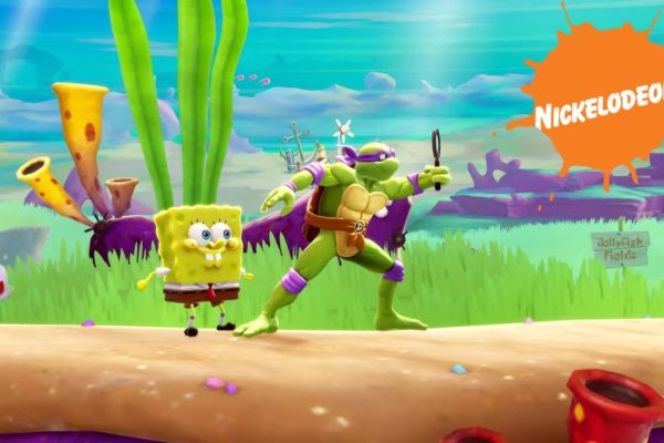 Nickelodeon All-Star Brawl 2 SpongeBob and Donatello