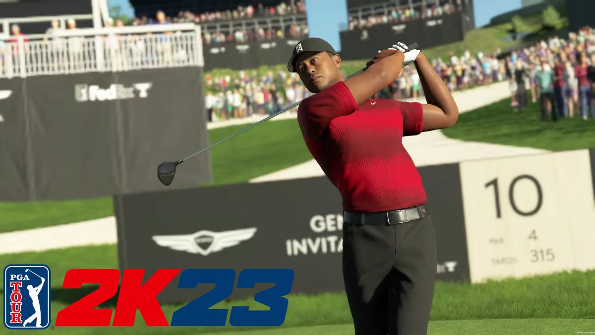 PGA Tour 2K23's Season 6 Brings Bad Birdie Golf Gear and More 2 Tiger Woods Swinging in PGA Tour 2K23