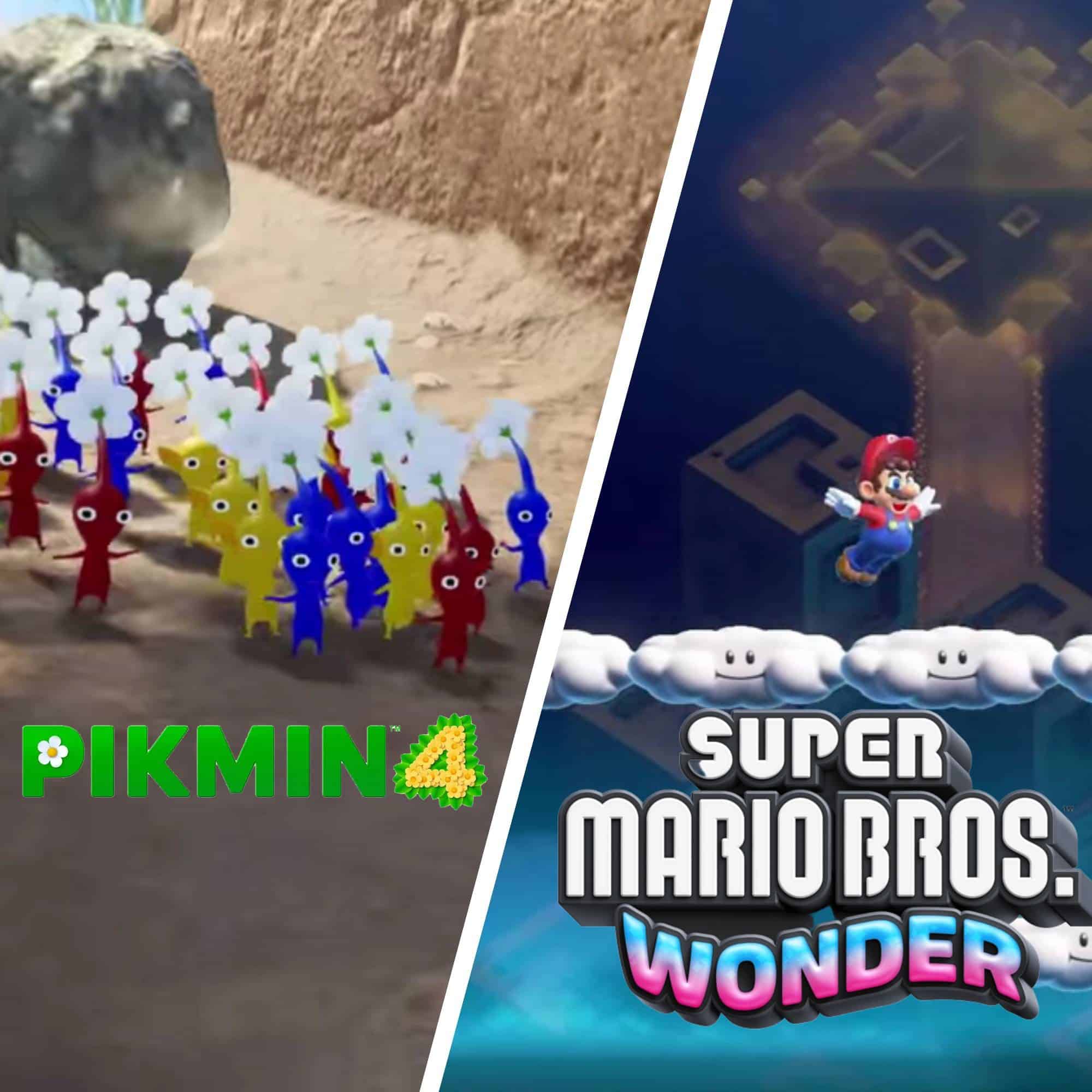 Pikmin 4 and Super Mario Bros. Wonder Break Records