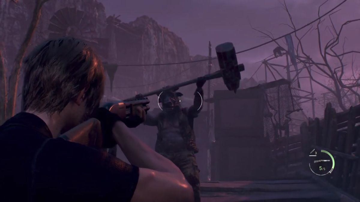 Resident Evil 4 Remake Huge Brute With Hammer