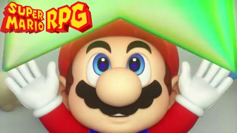 Super Mario RPG Remake - Mario Catching a Star (Close up)