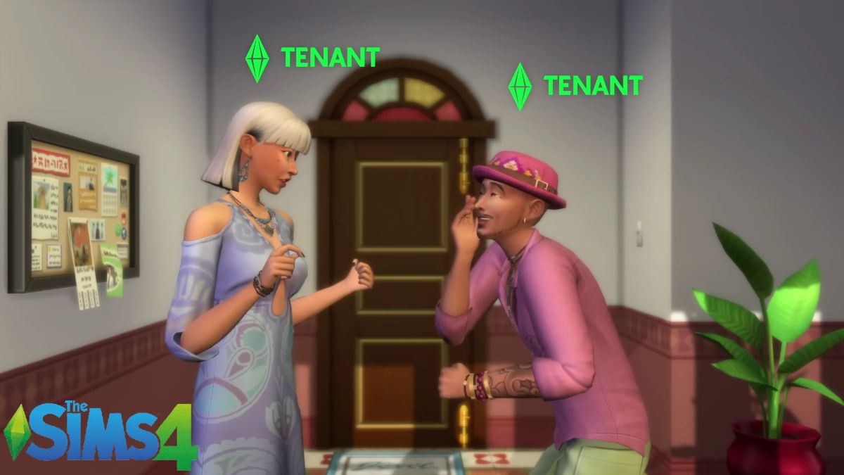 The Sims 4 For Rent Tenants Chatting