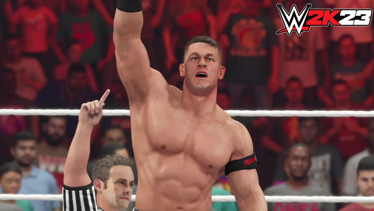 WWE 2K23 John Cena Victory Pose