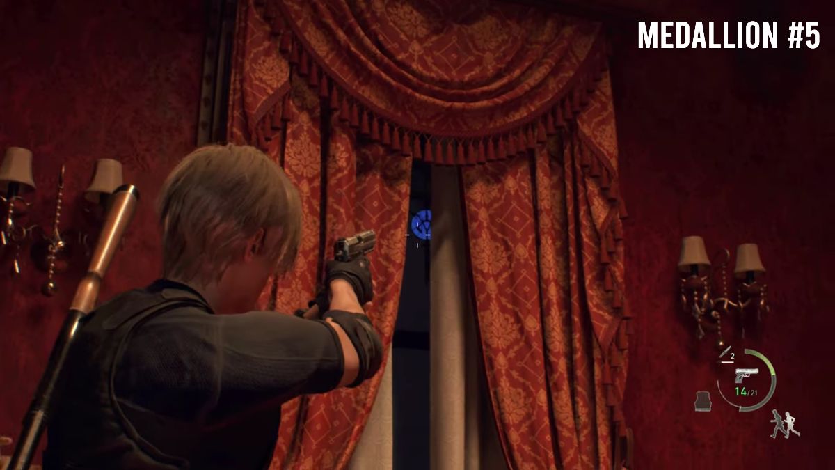Destroy the Blue Medallions 4 Request - Resident Evil 4 Remake Medallion 5