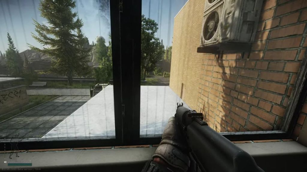 Escape From Tarkov - Looking out a window