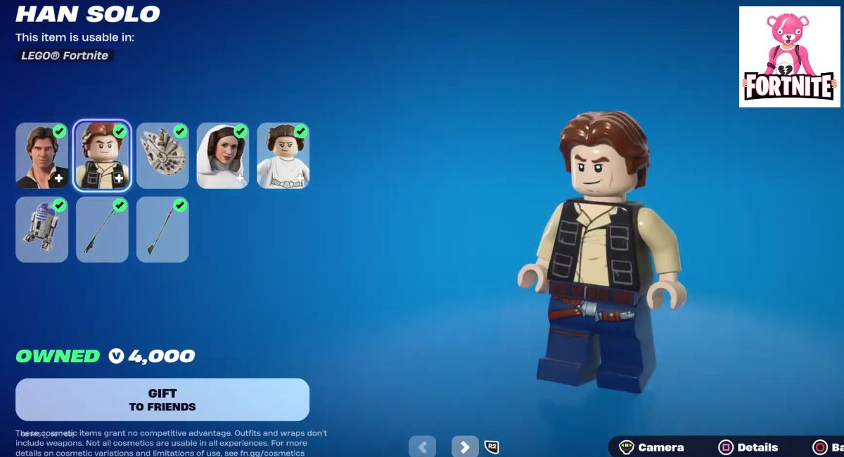 Fortnite Han Solo LEGO Star Wars Skin