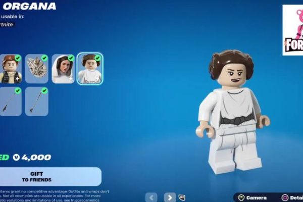 Fortnite Leia Organa LEGO Star Wars Skin