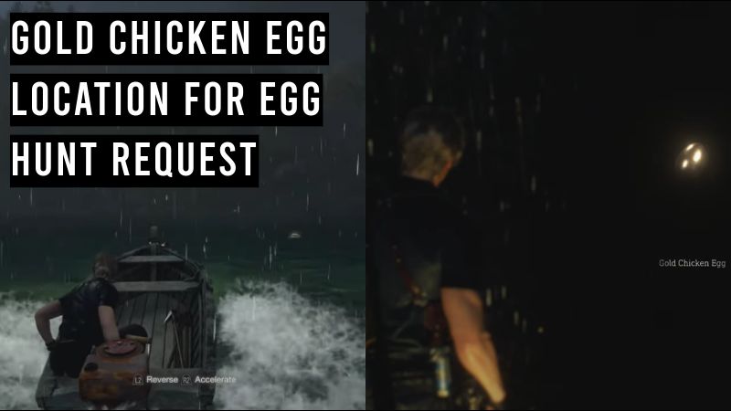 Resident Evil 4 Remake - Gold Chicken Egg Location for Egg Hunt Merchant Request