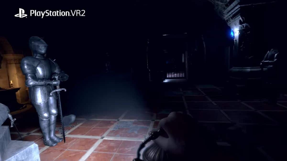 Resident Evil 4 VR Mode - Using Flashlight in the dark