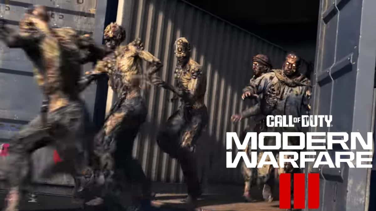 COD Zombies coming out of a container