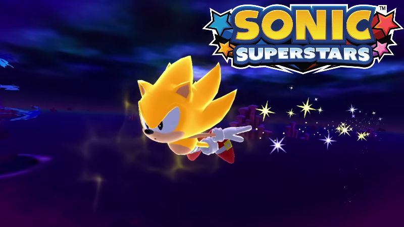 Sonic Superstars - Yellow Sonic Flying