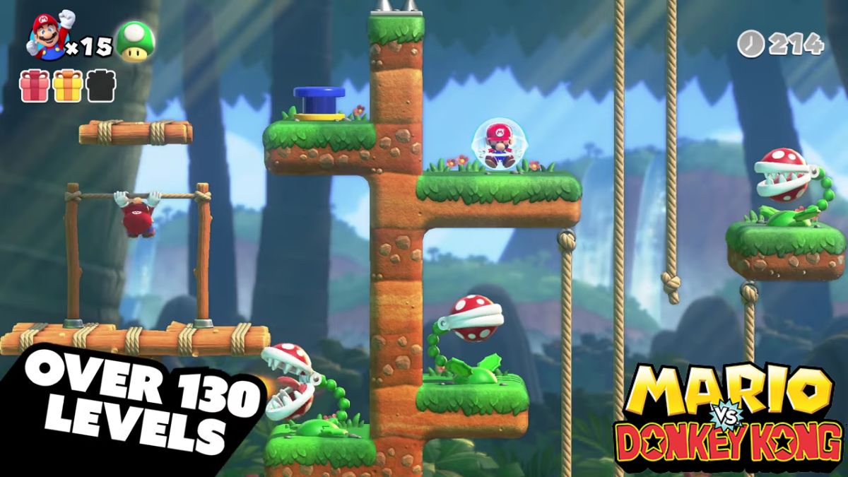 Mario vs. Donkey Kong Remake - Over 130 Levels