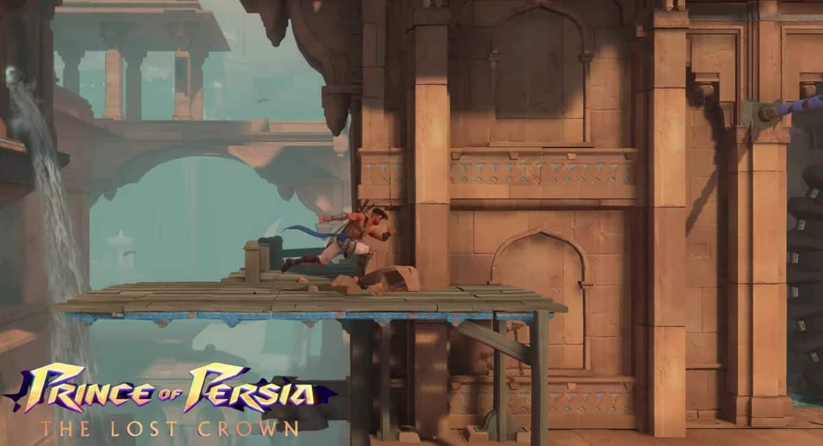 Prince of Persia The Lost Crown Gameplay - Sprinting across platforms