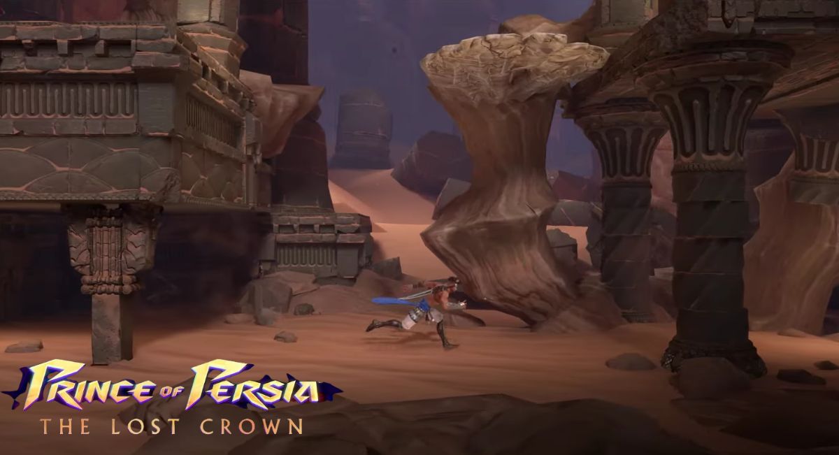 Prince of Persia The Lost Crown Gameplay - mythological Persian Desert world